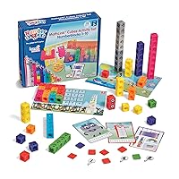 MathLink Cubes Numberblocks 1-10 Activity Set, 30 Preschool Learning Activities, Counting Blocks, Linking Cubes, Educational Toys for Kids, Number Games, Math Manipulatives Kindergarten