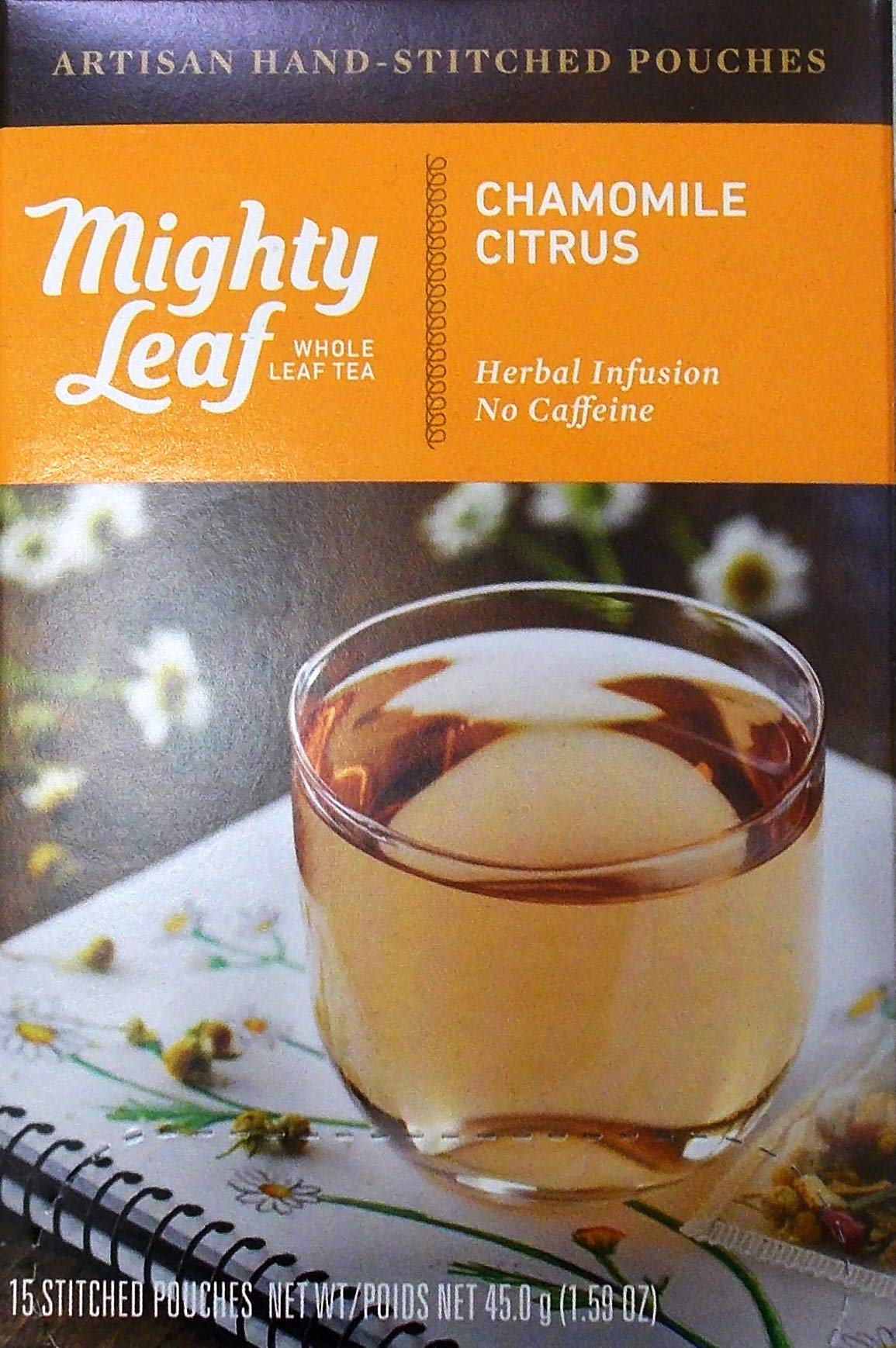 Mighty Leaf Tea Chamomile Citrus Blossom, 15-Count (Pack of 6)