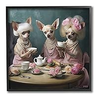 Stupell Industries Chihuahua Tea Party Framed Giclee Art by RB