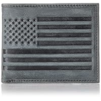 Lucky Brand Men's Embossed Bifold Wallet (Available in Cotton Canvas Or Leather)
