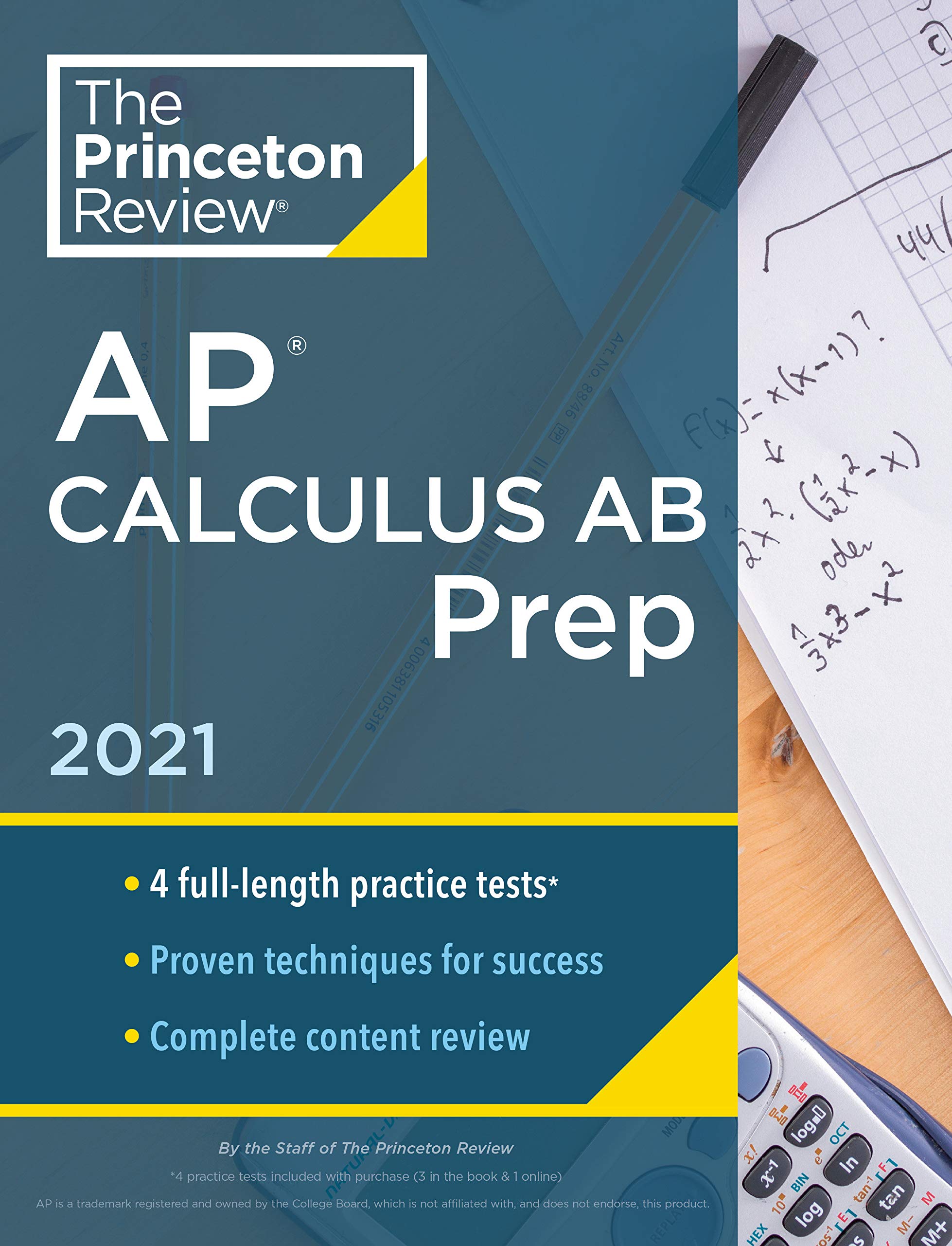 Mua Princeton Review AP Calculus AB Prep, 2021 4 Practice Tests