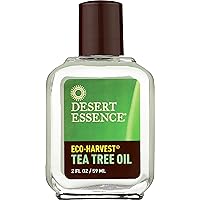 Desert Essence Tea Tree Oil - Eco-harvest, 2-Ounce, 0.25 Bottle