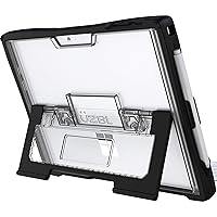 Hard Shell Case for Microsoft Surface Pro 7 Plus, Pro 7, Pro 6, Pro 5, Protective Clear Case Cover with Independent Kickstand and Pen Holder