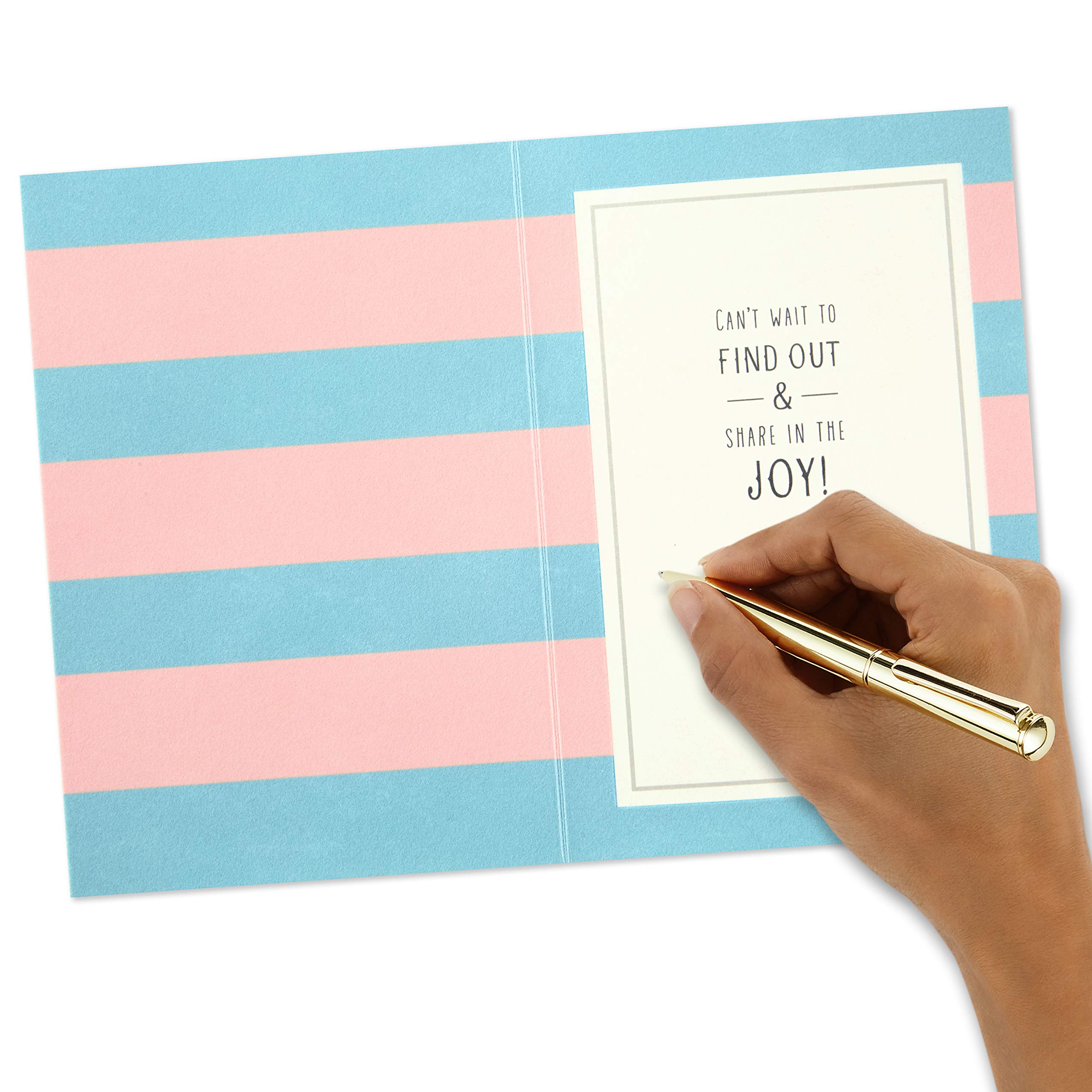 Hallmark Baby Shower Card or Gender Reveal Card (Pink or Blue)