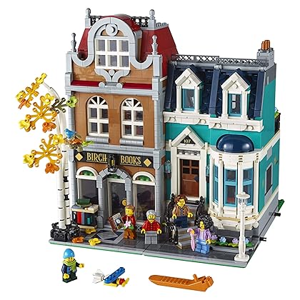 LEGO Creator Expert Bookshop 10270 Modular Building Kit, Big Set and Collectors Toy for Adults, (2,504 Pieces)