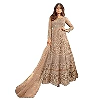 STELLACOUTURE women's indian traditional full length heavy embroidered ethnic salwar suit with dupatta (2318-O)