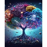 TOCARE Tree of Life Paint by Numbers Kit for Adults Teens Beginners,Adult Paint by Number Tree of Life, 16x20inch Adults’ Paint-by-Number Canvas