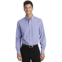 Port Authority Men's Long Sleeve Gingham Easy Care Shirt