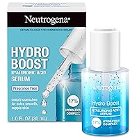 Hydro Boost Hyaluronic Acid Serum For Face with Vitamin B5, Lightweight Hydrating Face Serum for Dry Skin, Oil-Free, Non-Comedogenic, Fragrance Free, 1 oz