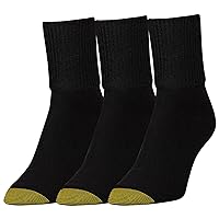 Gold Joe Womens Anklets Turncuff Socks 3 Pack
