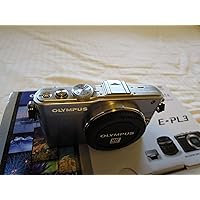 OM SYSTEM OLYMPUS PEN E-PL3 14-42mm 12.3 MP Mirrorless Digital Camera with CMOS Sensor and 3x Optical Zoom (Silver) (Old Model)