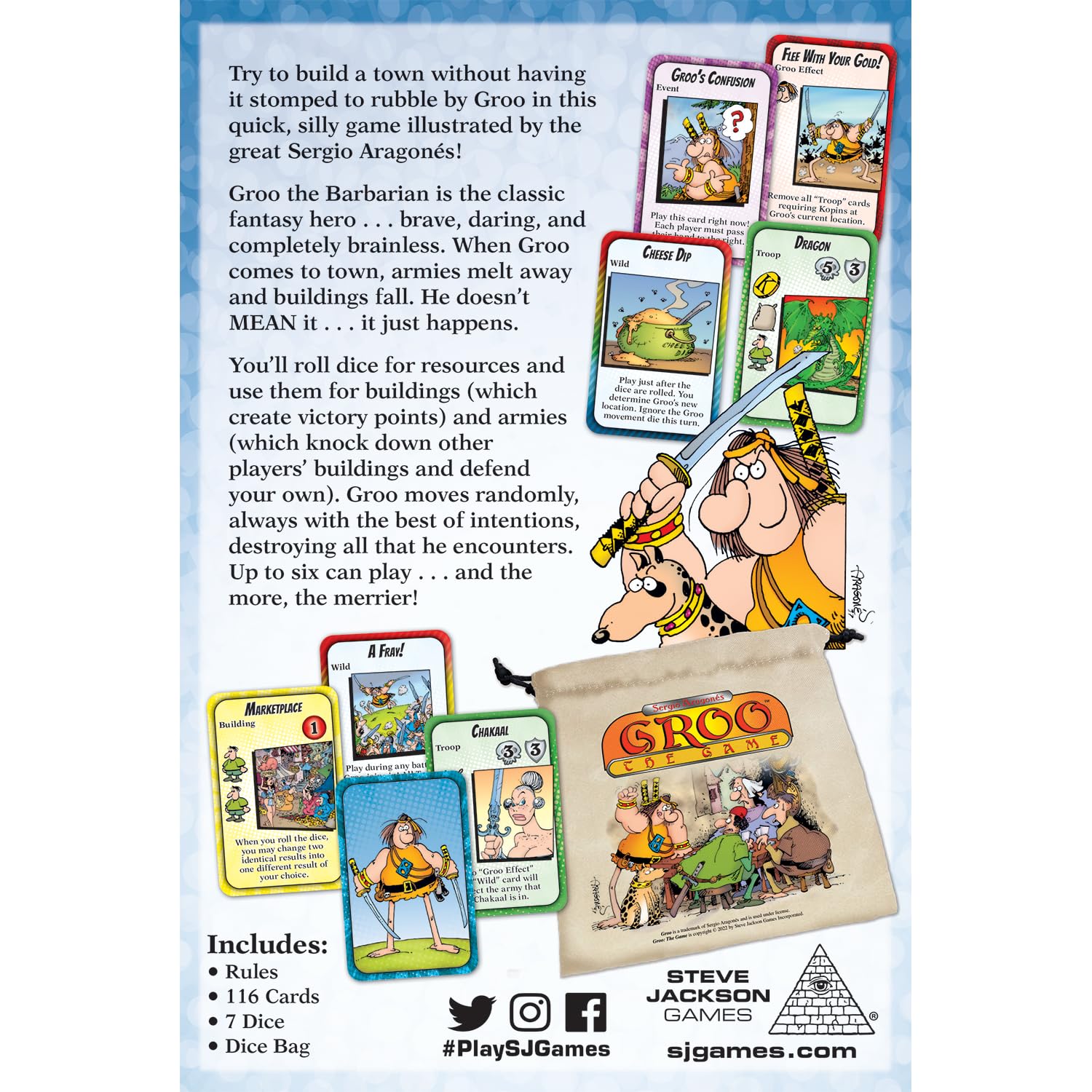 Groo The Game by SJG, Strategy Board Game