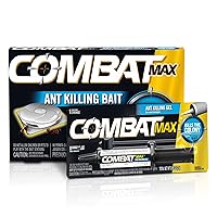 Combat Max, Indoor and Outdoor Ant Killing Gel, 27 Grams Max Ant Killing Bait Stations, Indoor and Outdoor Use, 6 Count
