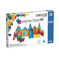 MAGNA-TILES DX 48-Piece Magnetic Construction Set, The ORIGINAL Magnetic Building Brand