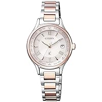 CITIZEN Watch xC EC1165-51W [Eco-Drive Radio Clock H246 Titania Line Happy Flight Bloom Design Eternal Platinum/Sakura Pink] Watch Shipped from Japan