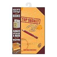 IF Gift Wrap for Books - Top Secret (Wrapping Paper), 92409