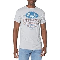 Liquid Blue Unisex-Adult Standard Creedence Clearwater Revival Travelin' Band T-Shirt