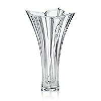 Crystal Florale Crystal Vase, 14-Inch
