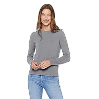 State Cashmere Women’s Essential Crewneck Sweater 100% Pure Cashmere Classic Long Sleeve Pullover