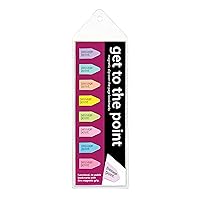 Get to The Point - Passage Point Magnetic Arrow Bookmarks - Pastel Set of 8 - Arrow Line Book Marker Pack is Ideal for Men, Women, Teachers, Librarians,Teens & Kids! Great for School & Work.