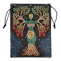 Divinations Tablecloth Oracles Card Deck Table Board Game Bag Drawstring Jewelry Tarot Pouch Gifts Packaging Wedding Bag Fortune Telling Bag