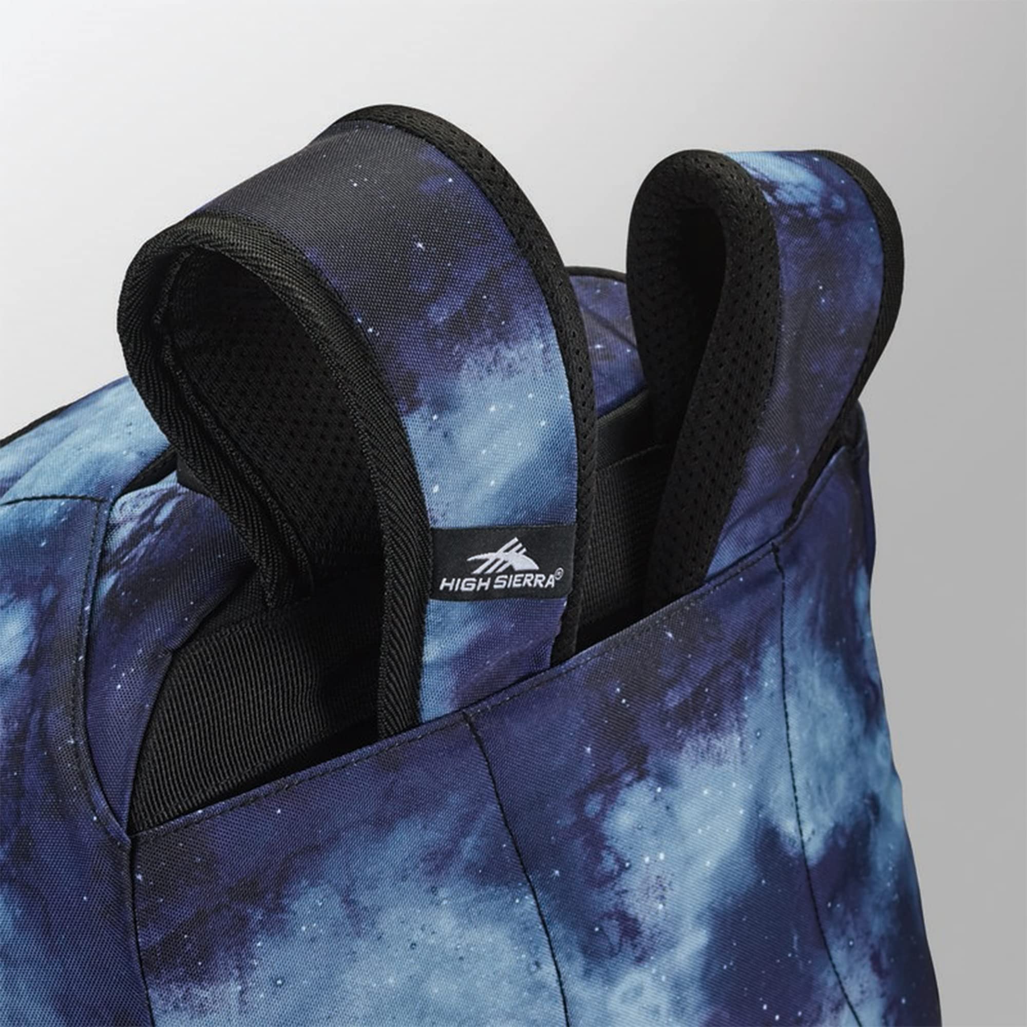 High Sierra Freewheel Pro Backpack Bookbag for Travel, or Work Rotating Handle and Padded Sleeve, Space Black
