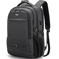 17 Inch Laptop Backpack Business Anti Theft Slim Durable School Backpack with USB Charging Bookbag for Boys Girls Man & Woman