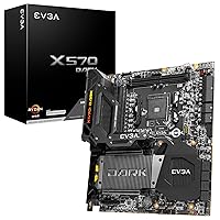 EVGA X570 Dark, 121-VR-A579-KR, AM4, AMD X570, PCIe Gen4, SATA 6Gb/s, 2.5Gb/s LAN, Wi-Fi 6/BT5.2, USB 3.2 Gen2x2, M.2, U.2, EATX, AMD Motherboard