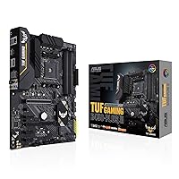 ASUS TUF Gaming B450-PLUS II AMD AM4 Ryzen 5000 ATX Motherboard With DDR4 4400(O.C.), HDMI 2.0b, USB 3.2 Gen 2 Type-C, BIOS Flashback, AI Noise Cancelling Mic