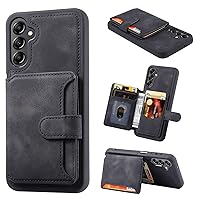ZORSOME for Samsung Galaxy A54 5G Wallet Case, Shockproof Leather Wallet Case with Card Holder for Samsung Galaxy A54 5G [RFID Blocking][Card Slot],Black