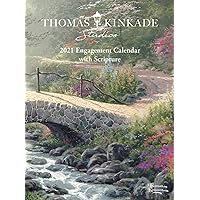 Thomas Kinkade Studios 2021 Engagement Calendar with Scripture Thomas Kinkade Studios 2021 Engagement Calendar with Scripture Calendar