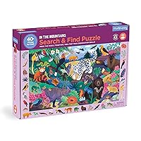Mudpuppy in The Mountains — 64 Piece Search & Find Puzzle Jigsaw Puzzle Featuring Diverse Himalayan Mountain Animals and Over 40 Hidden Images to Find for Ages 4+