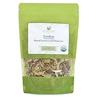 Pure and Organic Biokoma Linden Dried Leaves and Flowers Herbal Tea in Resealable Pack Moisture Proof Pouch - 50g