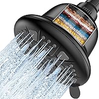 Filtered Shower Head, High Pressure 16-Stage Shower Head Filter for Hard Water Luxury 7 Settings Adjustable Water Softener Shower Head Remove Chlorine and Harmful Substances