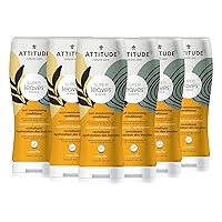 ATTITUDE Nourishing Conditioner for Curly Hair with Moringa Oil, EWG Verified, Vegan and Naturally Derived, 3a, 3b, 3c Curl Type, Provides Lightweight Moisture to Curls, 16 Fl Oz (Pack of 6)