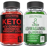 Keto ACV Gummies Advanced Weight Loss 90 Gummies + Ashwagandha 60 Gummies