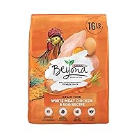 Purina Beyond Grain Free White Meat Chicken and Egg Recipe Natural Cat Food High Protein Cat Food Dry Formula - 16 lb. Bag