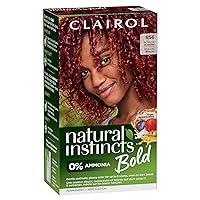 Clairol Natural Instincts Bold Permanent Hair Dye, R56 Achiote Auburn Hair Color, Pack of 1