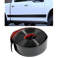 16Ft Self Adhesive PVC Car Decal Sticker,Automotive Side Exterior Edge Lip Protect Sticker,Car Exterior and Interior Molding Trim,Car Scratchproof Tape,Car Decorative Strip (2inch)