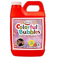 Bubble Solution Refill 64 OZ | Non-Toxic Pre-Mix Bubble Refill Solution No  Mixing or Measuring Required | Bubbles for Kids Bubbles | Bubbles Bulk 