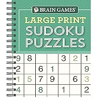 Brain Games - Large Print Sudoku Puzzles (Green) Brain Games - Large Print Sudoku Puzzles (Green) Spiral-bound