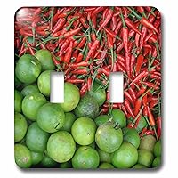 3D Rose LSP_226076_2 Vietnam. Limes and Chili Peppers, Dong Ba Market, Thua Thien–Hue Double Toggle Switch