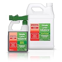Growth Booster (32 Ounce with Sprayer) and Growth Booster (1 Gallon Refill) - Simple Lawn Solutions Liquid Starter Fertilizer