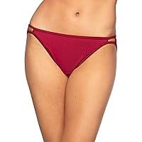 Vanity Fair Women's Illumination String Bikini Panties, Silky Stretch & Satin Trim