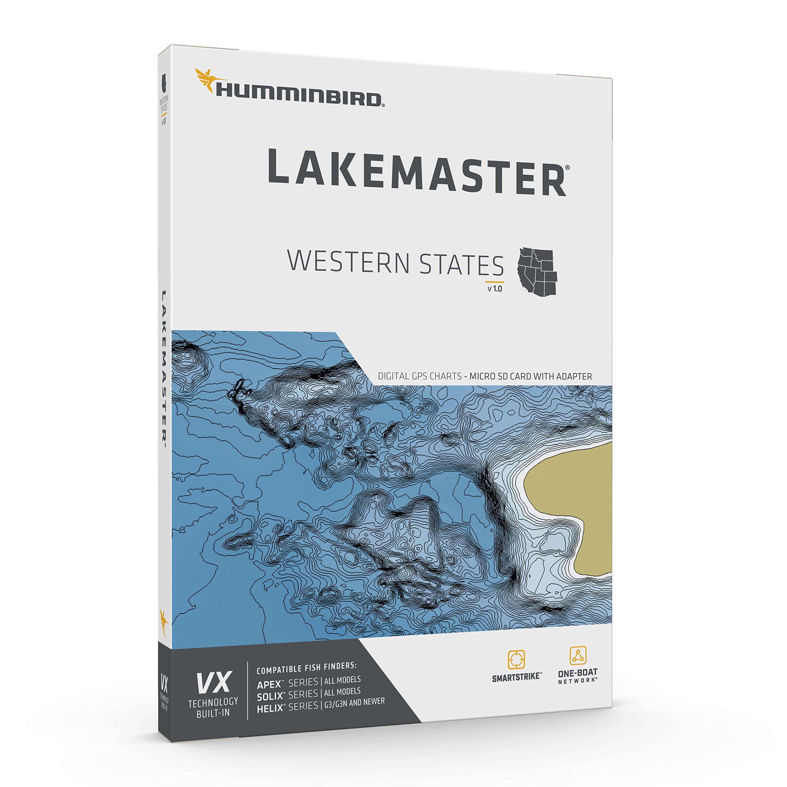Humminbird 601009-1 LakeMaster - Western States V1