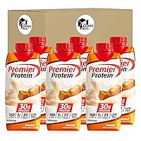 Premier Protein Shake Caramel| 30g Protien Shakes 11 Fl oz in The Award Box Packaging (6 Pack)
