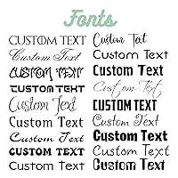 Personalized Custom Text Vinyl Sticker - Personalize Your Space with Custom Vinyl Words and Letters - Personalized Design Your Own Name Custom Vinyl Decal