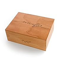 Ever After Wood Keepsake Box [Personalized Custom Gifts, Anniversary, Wedding, Memory]