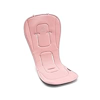 Bugaboo Dual Comfort Seat Liner Fully Reversible to Regulate Body Temperature, Compatible with All Bugaboo Strollers-Morning Pink