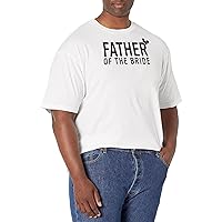 Disney Big & Tall Classic Mickey Father of The Bride Men's Tops Short Sleeve Tee Shirt
